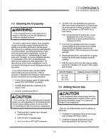 Предварительный просмотр 34 страницы HELIX CTI-CRYOGENICS CRYO-TORR 100 Installation, Operation And Servicing Instructions