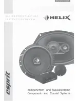 Предварительный просмотр 1 страницы HELIX E 52C Instruction Manual