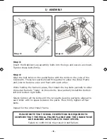 Preview for 8 page of HELIX HLT3000 Assembly Manual