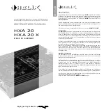 HELIX HXA 20 Instruction Manual preview