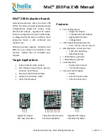 HELIX MxC 200 Manual preview