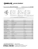 HELIX P8 Precision Datasheet preview