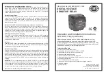 Hella 4RD 980 830-001 / 3099 Operation And Installation Instructions preview