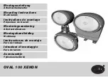 Preview for 1 page of Hella OVAL 100 XENON Mounting Instructions