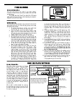 Preview for 8 page of Hellenbrand H-151 Series Owner'S Manual