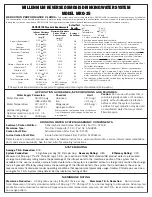 Предварительный просмотр 2 страницы Hellenbrand Millennium MRO-35 Datasheet