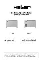 HELLER K 360 L Operating Instruction preview