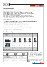 Preview for 6 page of Hellermann Tyton MK9P Operating Instructions Manual