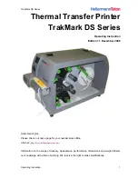 Hellermann Tyton TrakMark DS Series Operating Instruction preview