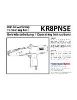 HellermannTyton KR8PNSE Operating Instructions preview