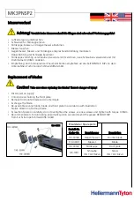 Preview for 9 page of HellermannTyton MK3PNSP2 Operating Instructions Manual