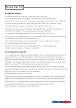 Preview for 11 page of HellermannTyton ShrinkPad 110 Operating Instructions Manual