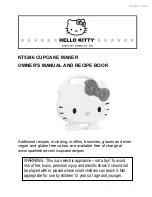 Предварительный просмотр 1 страницы Hello Kitty KT5246 Owner'S Manual And Recipe Book