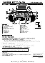 Предварительный просмотр 1 страницы Hello Modern Toys Electronic HMP-33 Instructions