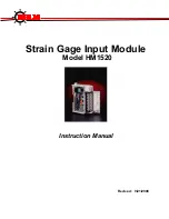 Helm HM1520 Instruction Manual preview