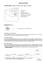 Предварительный просмотр 7 страницы Helo 1410-33-1519 Instructions For Installation And Use Manual