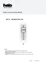 Предварительный просмотр 2 страницы Helo 1601-18 Product Manual