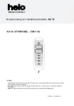 Предварительный просмотр 11 страницы Helo 1601-18 Product Manual