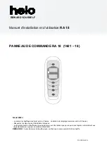 Предварительный просмотр 38 страницы Helo 1601-18 Product Manual