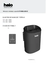 Предварительный просмотр 92 страницы Helo FONDA DUO Product Manual