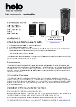 Preview for 12 page of Helo HIMALAYA Elite Quick Instructions