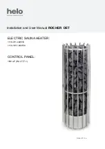 Preview for 1 page of Helo ROCHER DET Installation And User Manual