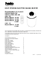 Предварительный просмотр 30 страницы Helo SAUNATONTTU Instructions For Installation And Use Manual