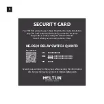 Preview for 8 page of Heltun QUINTO HE-RS01 Quick Start Manual