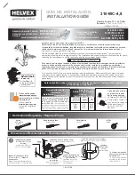 Helvex 310-WC-4,8 Installation Manual предпросмотр