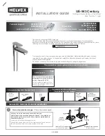 Предварительный просмотр 1 страницы Helvex Century UE-943 Installation Manual