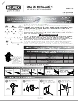 Preview for 1 page of Helvex Clasica II 205 Installation Manual