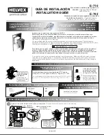 Helvex E-710 Installation Manual preview