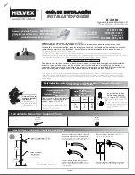 Helvex H-3300 Installation Manual preview