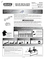 Helvex ME-2121 Installation Manual предпросмотр