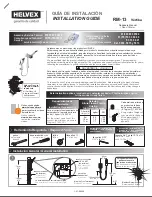 Helvex RM-13 Installation Manual preview