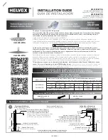 Preview for 1 page of Helvex UH-3008-WOA Installation Manual