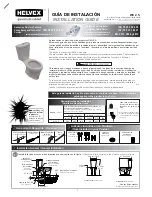 Preview for 1 page of Helvex WC 2.5 Installation Manual