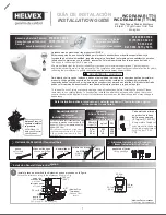 Preview for 1 page of Helvex WC DRAKAR Installation Manual