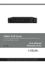 Предварительный просмотр 1 страницы HELVIA HRMA PLAY Series User Manual