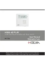 HELVIA HWA-40 PLAY User Manual preview