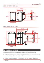 Предварительный просмотр 7 страницы HELVIA LIDO Series User Manual