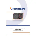 Hemisphere GPS Crescent P206 Integrator Manual preview