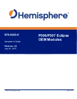 Preview for 1 page of Hemisphere GPS P306 Integrator Manual