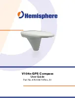 Hemisphere GPS V104n User Manual preview