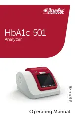 Предварительный просмотр 1 страницы HemoCue HbA1c 501 Operating Manual