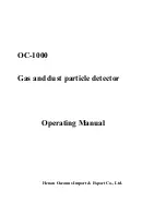 Preview for 1 page of Henan Oceanus Import & Export OC-1000 Operating Manual