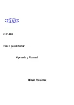 Henan Oceanus Import & Export OC-F08 Operating Manual preview