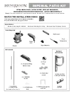 Предварительный просмотр 1 страницы Henderson 4443V Fitting Instructions Manual