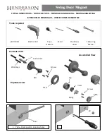 Henderson 600852 Fitting Instructions предпросмотр