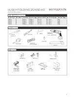 Preview for 1 page of Henderson HUSKY Folding 25 Series Fitting Instructions Manual